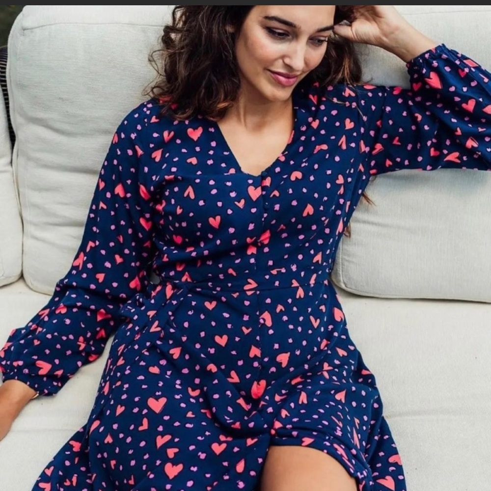 Sugarhill Brighton | Just a Little Love Spell dress Hearts size 14US or 18UK